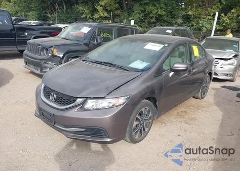 2014 Honda Civic Ex из США, поврежденный, VIN 19XFB2F84EE064554